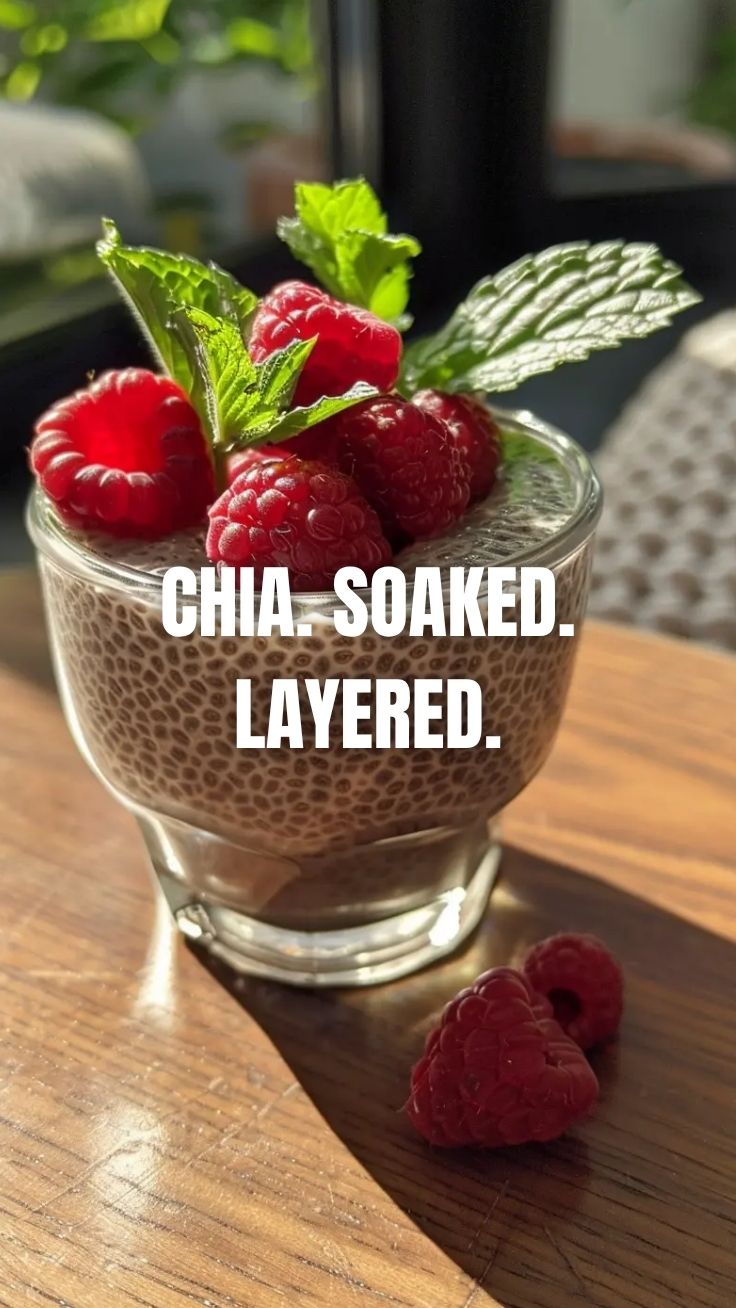 A bowl of creamy chia pudding, ready to be enjoyed as a healthy breakfast or snack.