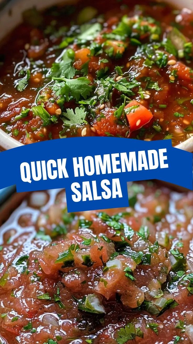 Close-up of a vibrant bowl of homemade salsa with fresh ingredients