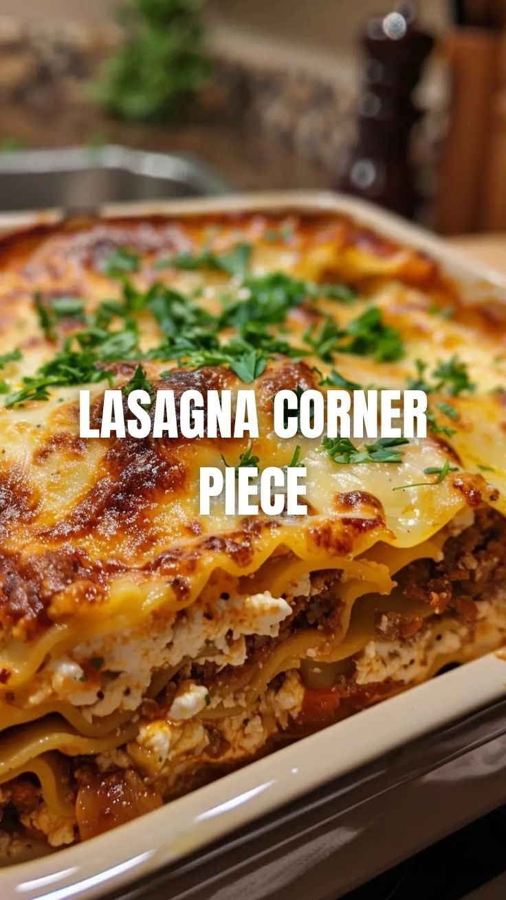 A steaming hot pan of freshly baked lasagna with melted cheese on top.