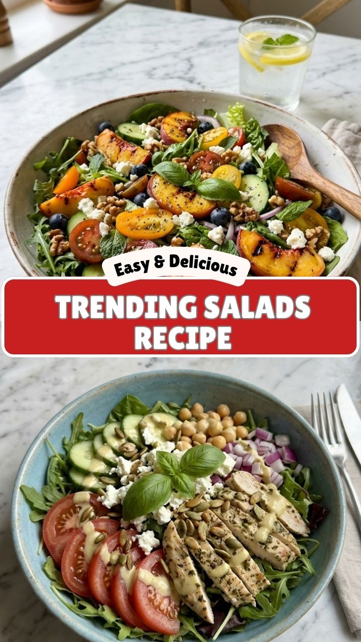 A vibrant healthy summer salads recipe with fresh vegetables and dressing