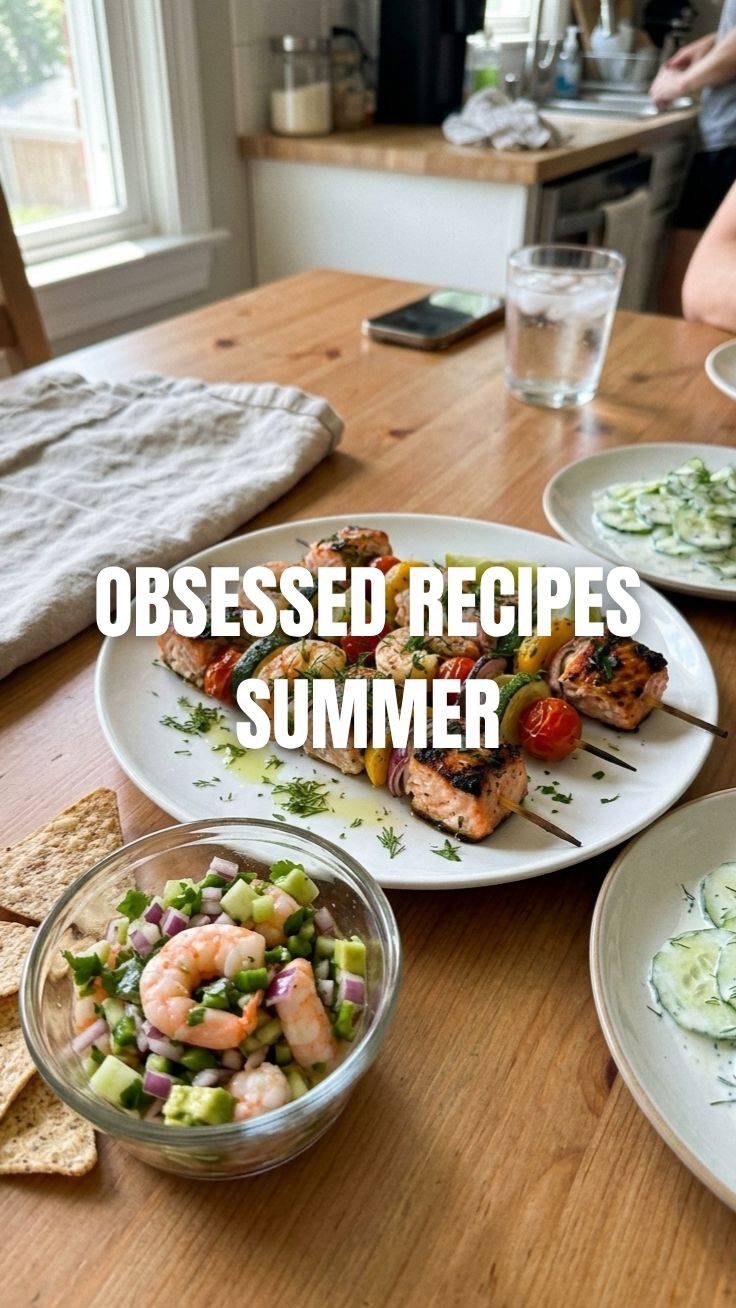 A vibrant plate of low calorie seafood recipes perfect for summer dining.