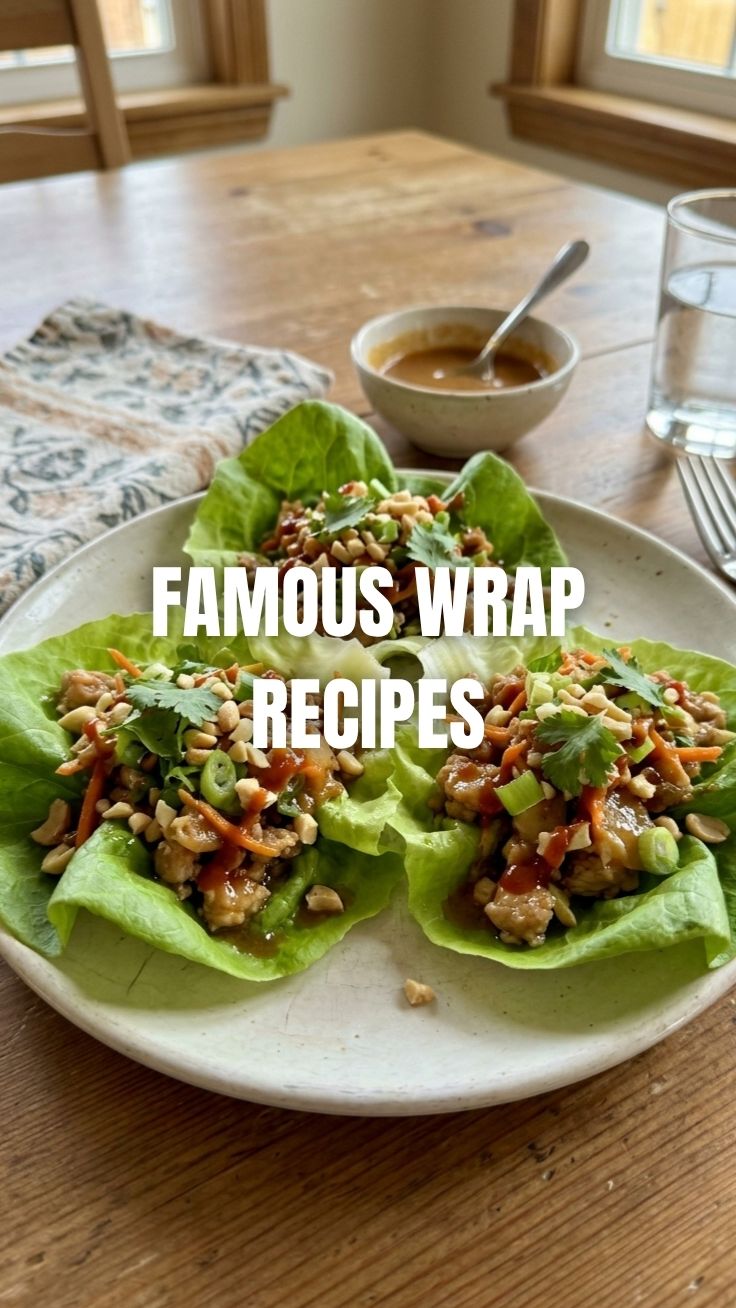 A vibrant plate of low calorie lettuce wrap recipes featuring fresh ingredients.