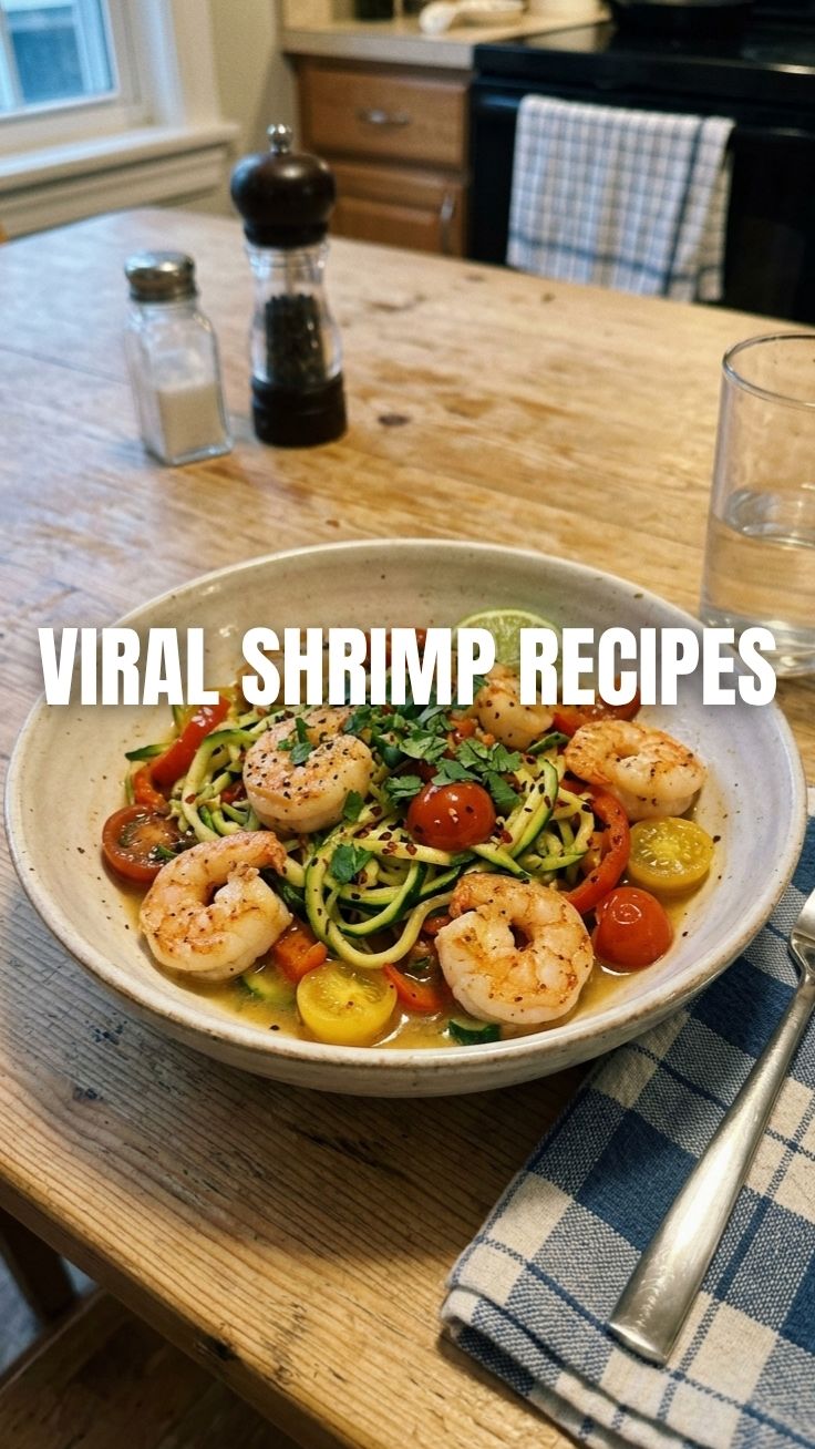 Various low calorie shrimp recipes displayed for weight loss considerations.